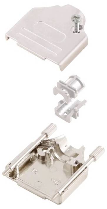 MH Connectors DTZK9-RA-HI-K D-SUB Gehäuse Polzahl: 9 Zinkdruckguss vernickelt 180 ° Silver 1 St.
