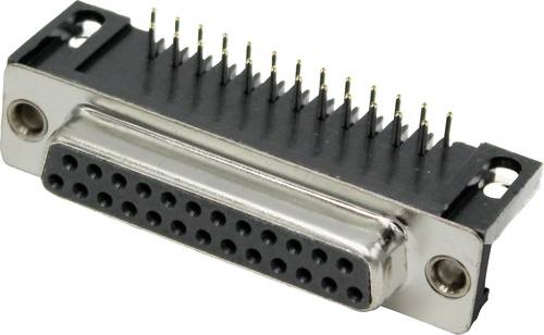 MH Connectors MHDD9F-N-B-M-RBM D-SUB Steckverbinder 90 ° Polzahl: 9 Print