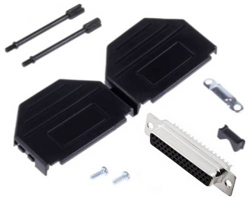 MH Connectors MHDPPK25HD44FS-K D-SUB Buchsenleisten-Set 180 ° Polzahl: 25 Lötkelch 1 St.