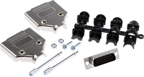 MH Connectors MHDTPK15HD26MS-K D-SUB Stiftleisten-Set 180 ° Polzahl: 26 Lötkelch 1 St.