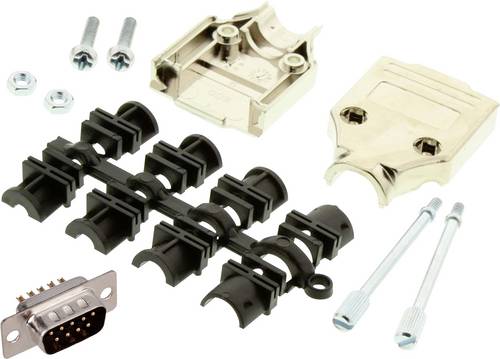 MH Connectors MHDTPK9-DM9P-K D-SUB Stiftleisten-Set 180 ° Polzahl: 9 Lötkelch 1 St.
