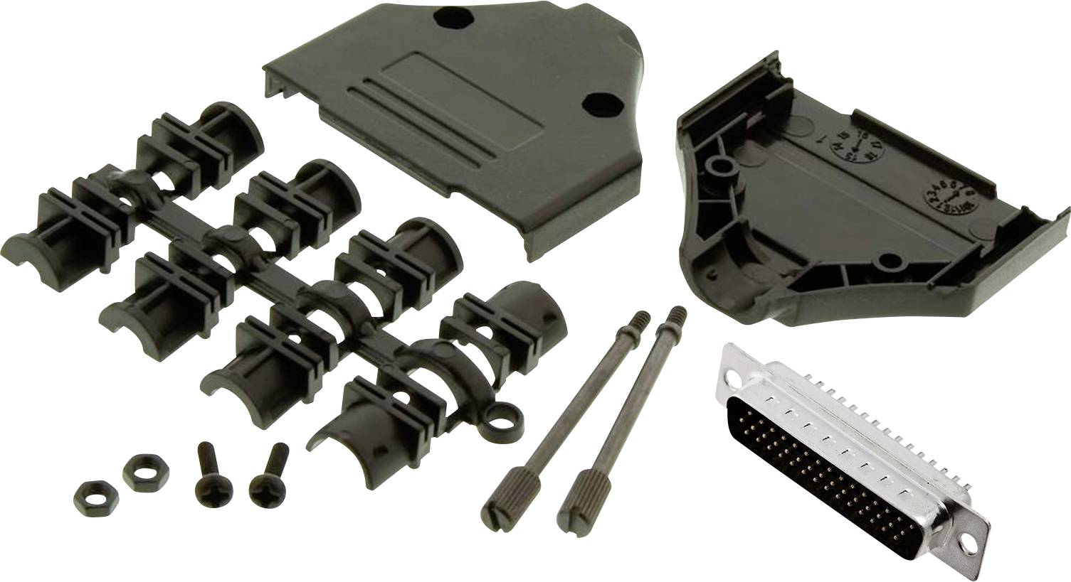 MH Connectors MHDTPPK25HD44MSK D-SUB Stiftleisten-Set 180 ° Polzahl: 25 Lötkelch 1 St.