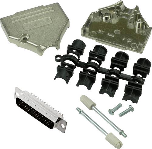 MH Connectors MHDTZK25HD44MS-K D-SUB Stiftleisten-Set 180 ° Polzahl: 25 Lötkelch 1 St.