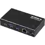 SpeaKa Professional HDMI 2.1 Slim KVM 2X1 USB3.0 +IR, Black HDMI-Switch HDMI 3840 x 2160 Pixel SpeaKa Professional HDMI 2.1 Slim KVM 2X1 USB3.0 +IR, Black HDMI-Switch HDMI 3840 x 2160 Pixel