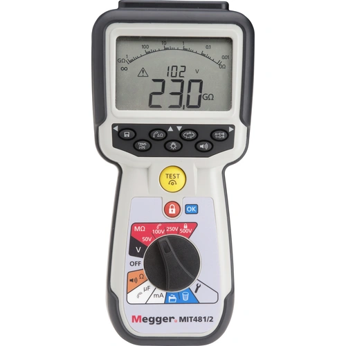 Megger MIT481/2 Isolationsmessgerät 50 V, 100 V, 250 V, 500V 100 GΩ Megger MIT481/2 Isolationsmessgerät 50 V, 100 V, 250 V, 500V 100 GΩ