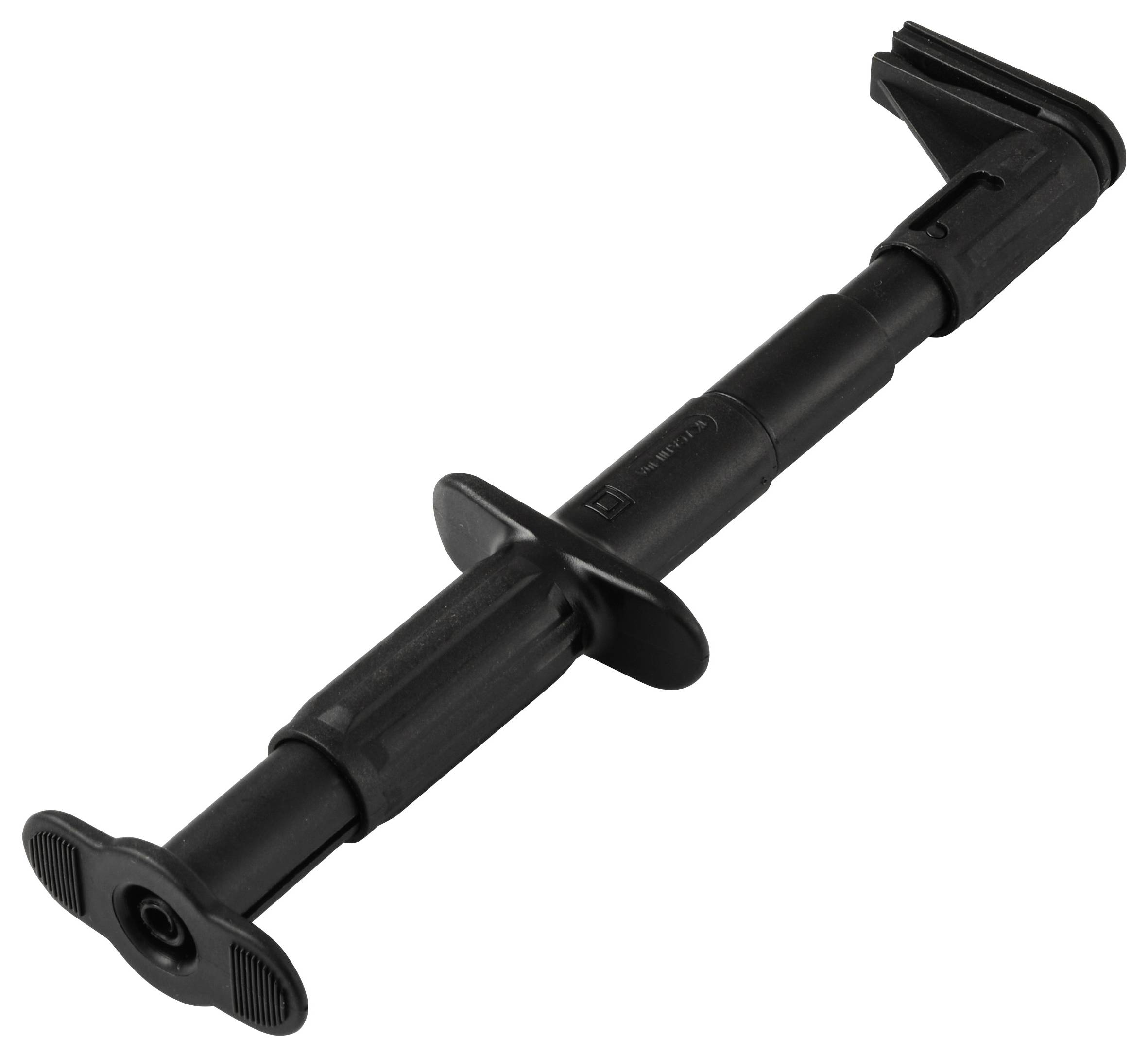 VOLTCRAFT MSK-140 Sicherheits-Flachmessabgreifer für Stromschienen Steckanschluss 4mm CAT III 1000V 10A Schwarz