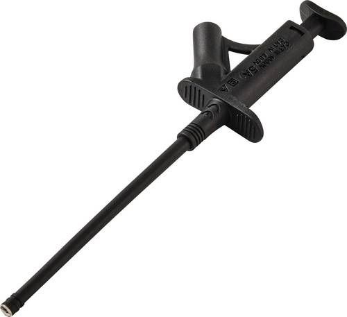 VOLTCRAFT MSK-120 sw Sicherheits-Klemmprüfspitze CAT IV 600 V, CAT III 1000 V Schwarz