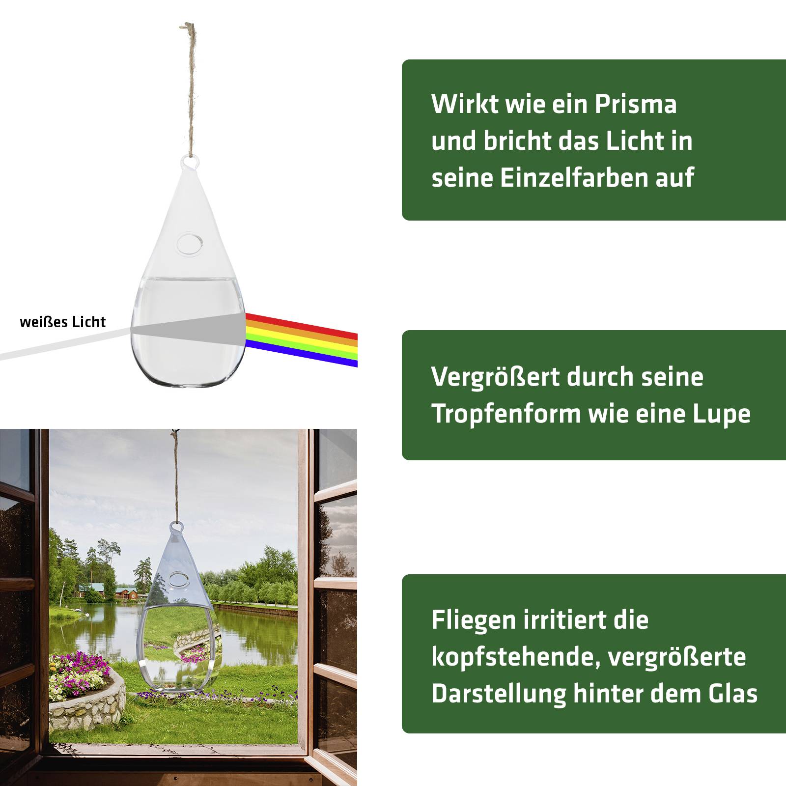 Gardigo 66900INT Fliegenfalle (B x H) 100mm x 200mm 1St.