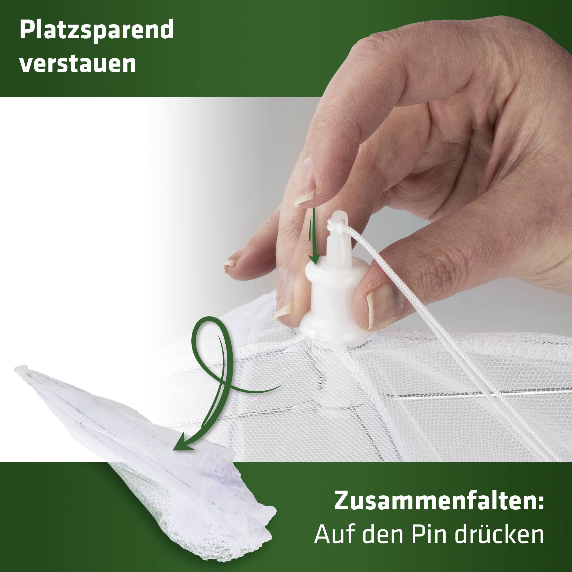 Gardigo 25400INT Fliegenhaube (L x B x H) 37 x 37 x 23cm Weiß 1St.