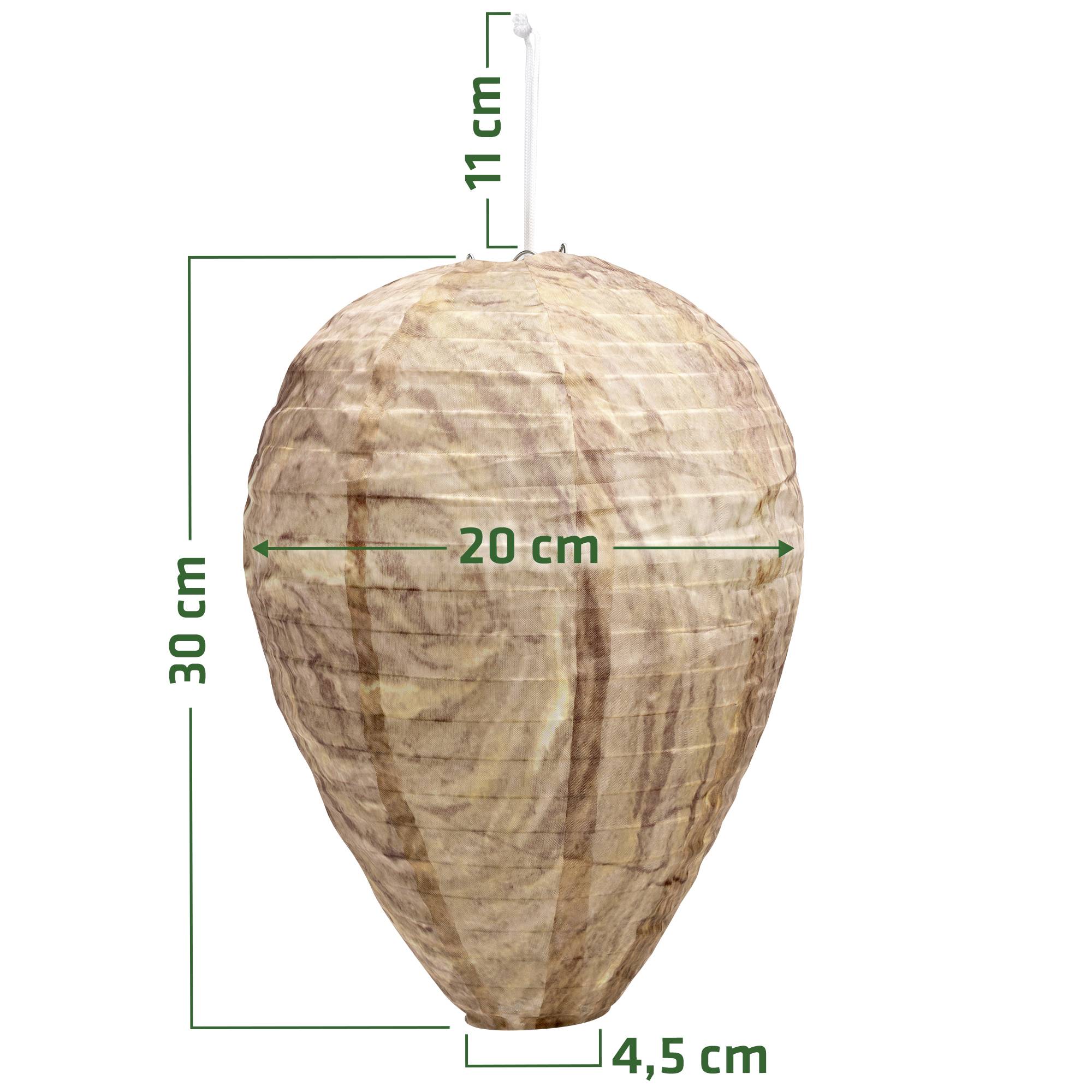 Gardigo Wespenfrei Abschreckung Wespennest-Attrappe (B x H x T) 200 x 300 x 200mm 1St.