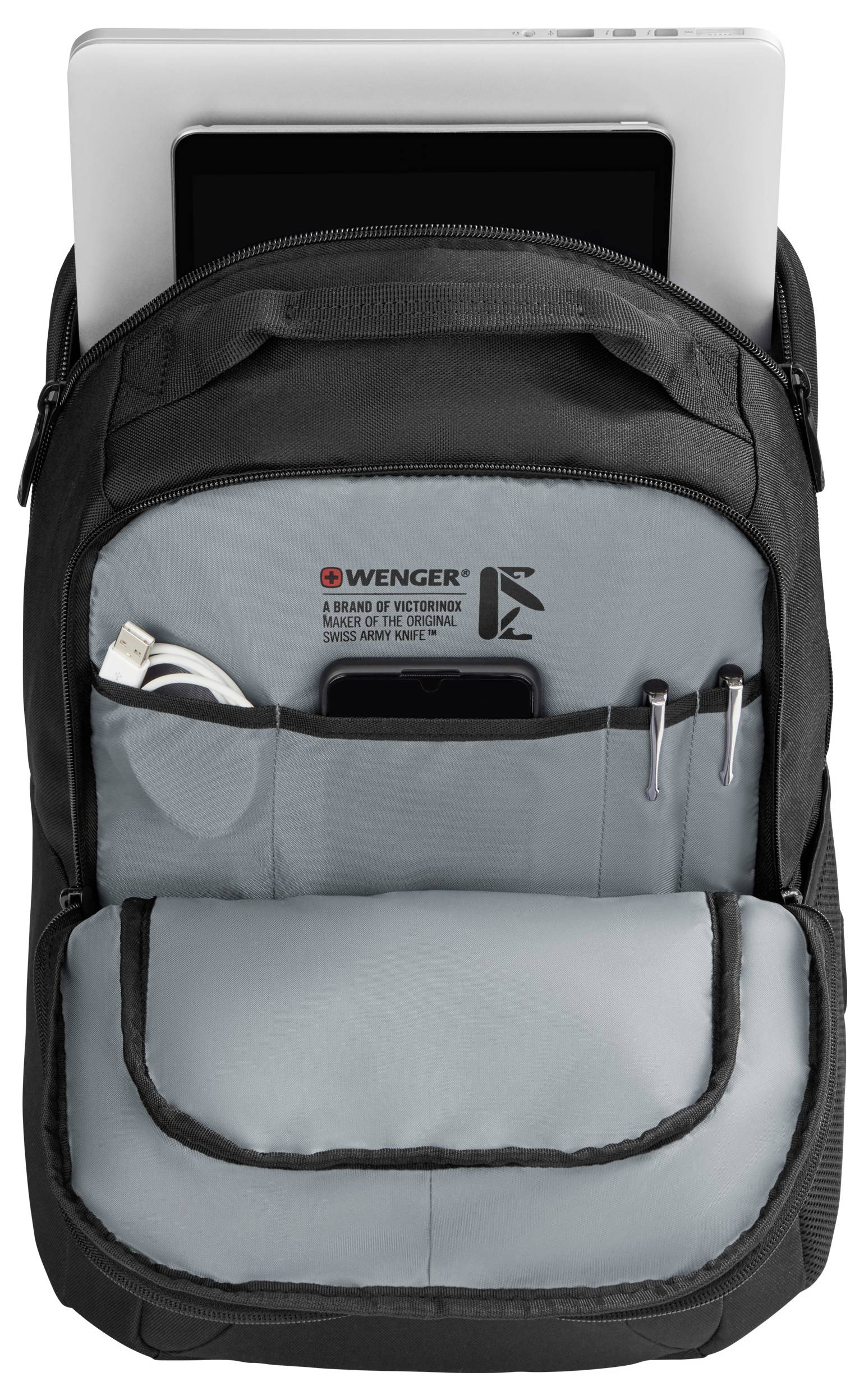 Wenger Notebook Rucksack BQ Passend für maximal: 40,6 cm (16") Schwarz