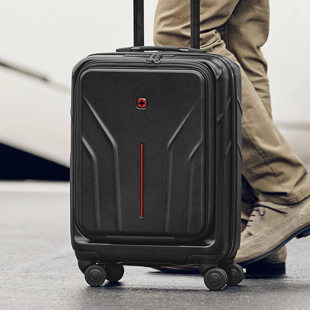 Wenger Schalenkoffer/Trolley Amplix Hardside Carry-On Schwarz