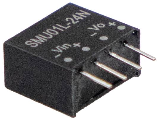 MEAN WELL SMU01L-24N DC/DC-Wandler 24V 0.042A 1W Anzahl Ausgänge: 1 x Inhalt 1St.