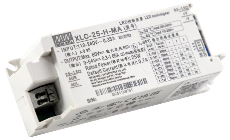 MEAN WELL LED-Konverter 25W 54V