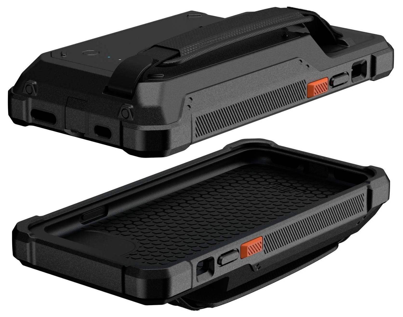 Urban Armor Gear WF0000044040 Ladecover Apple iPhone SE (2022), iPhone SE (2020) Schwarz integrierter Akku WF0000044040