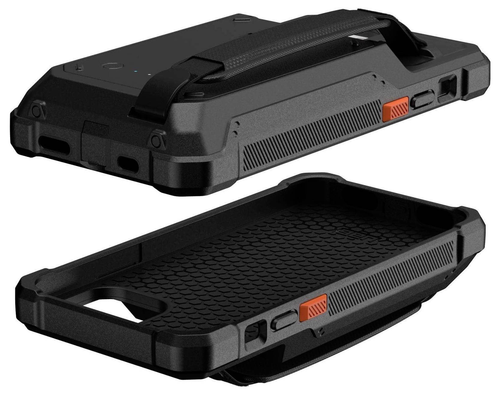 Urban Armor Gear WF0000044130 Ladecover Apple iPhone SE (2022 & 2020) Weiß-Grau integrierter Akku WF0000044130