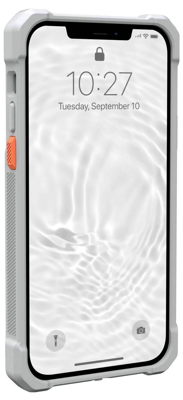 Urban Armor Gear WF0000144130 Ladecover Apple iPhone 16 Weiß-Grau integrierter Akku WF0000144130