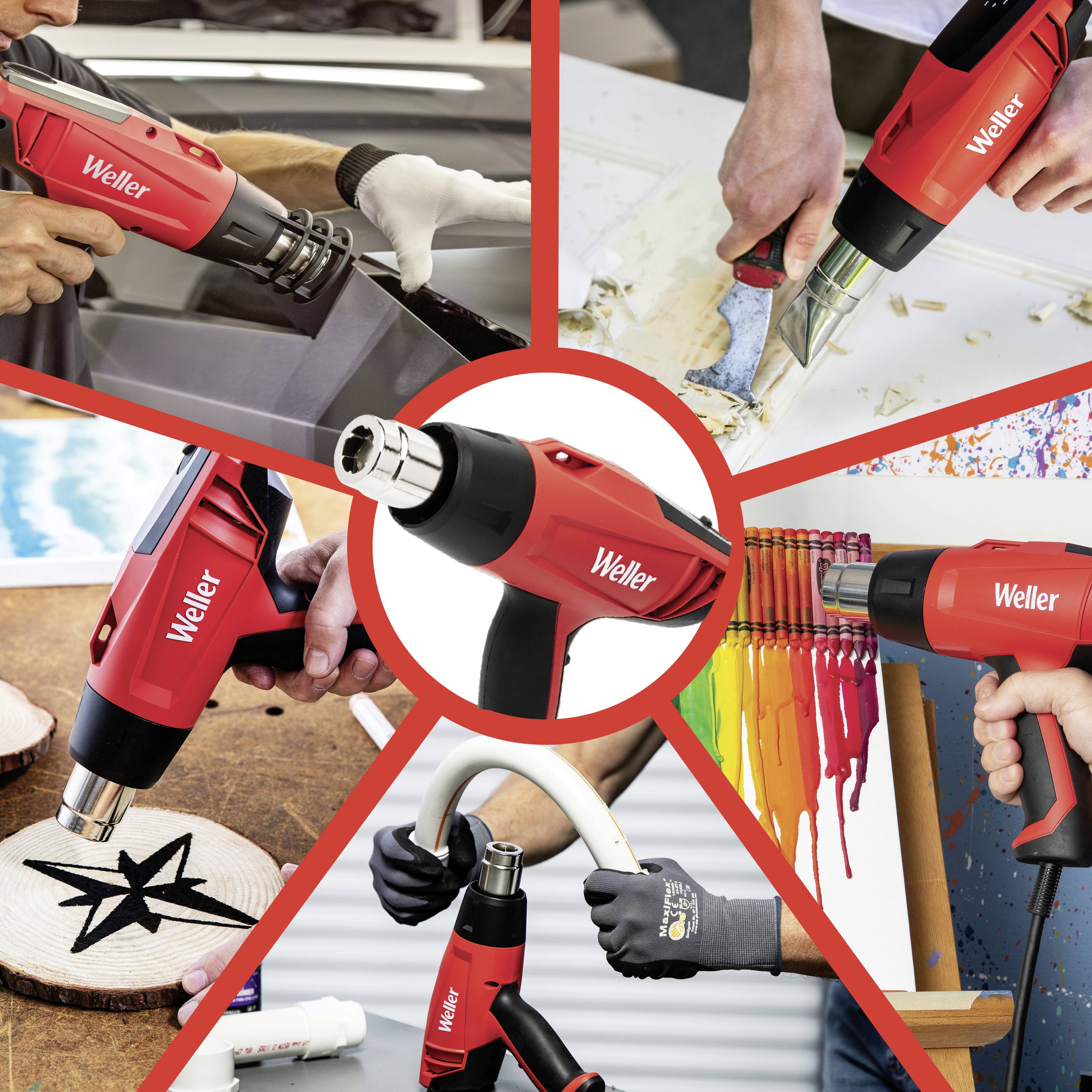 Weller WLHG1623C Heißluftgebläse 1600W