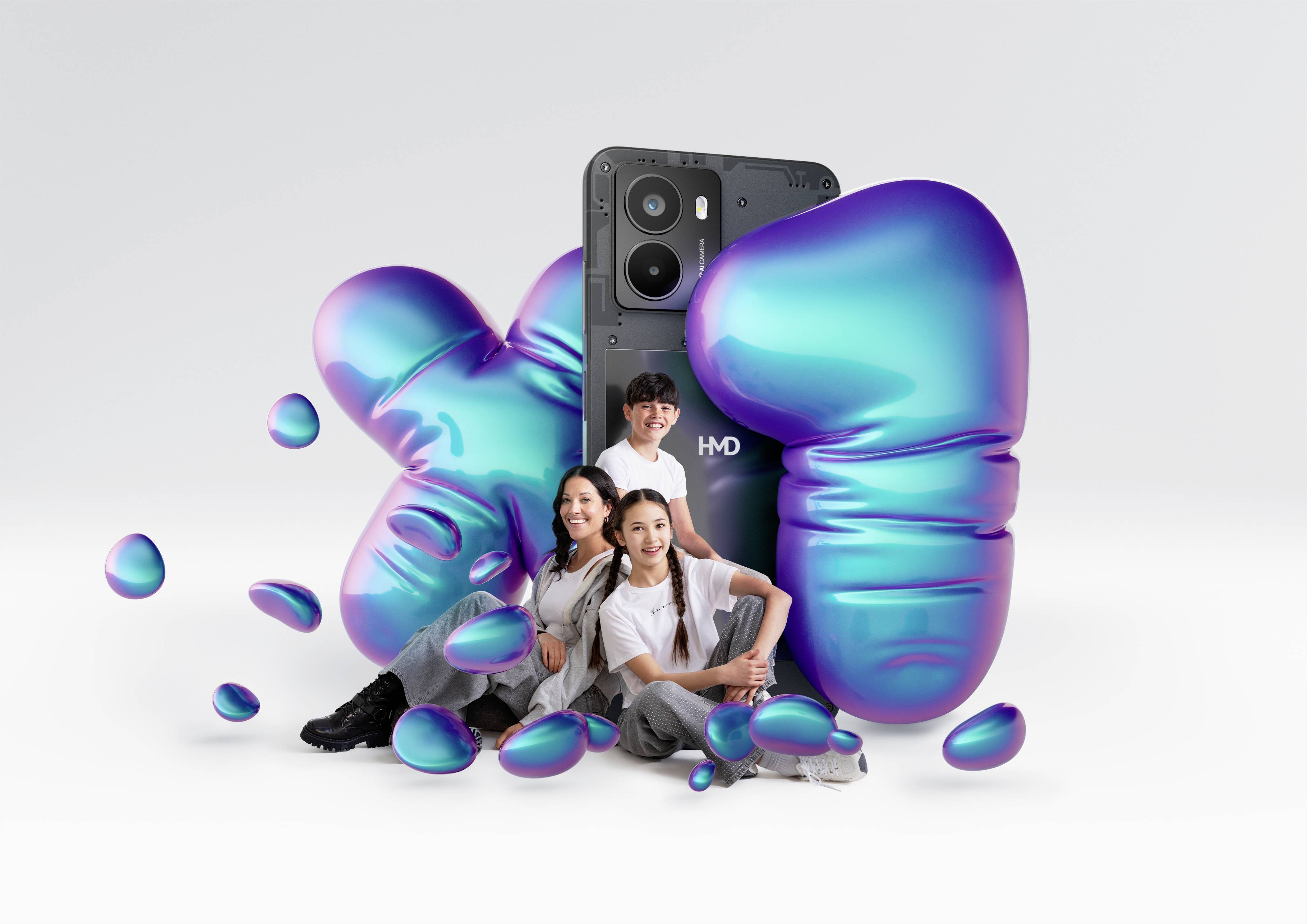 HMD Fusion X1 128GB EEK A (A - G) 16.7cm (6.56 Zoll) Kinder-Smartphone