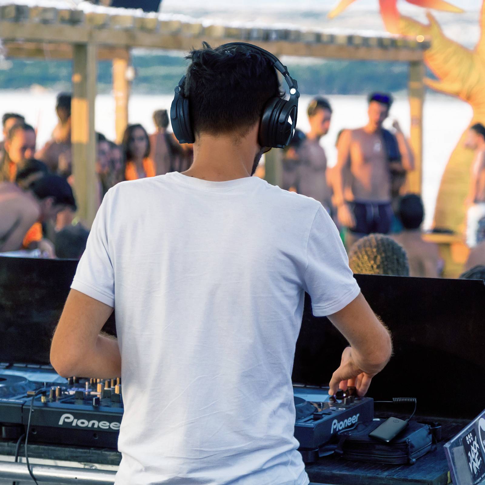 OneOdio Studio Max 1 Over Ear Kopfhörer Bluetooth®, kabelgebunden, Kabellos Schwarz High-Resolution Audio Schwenkbare Ohrmuscheln