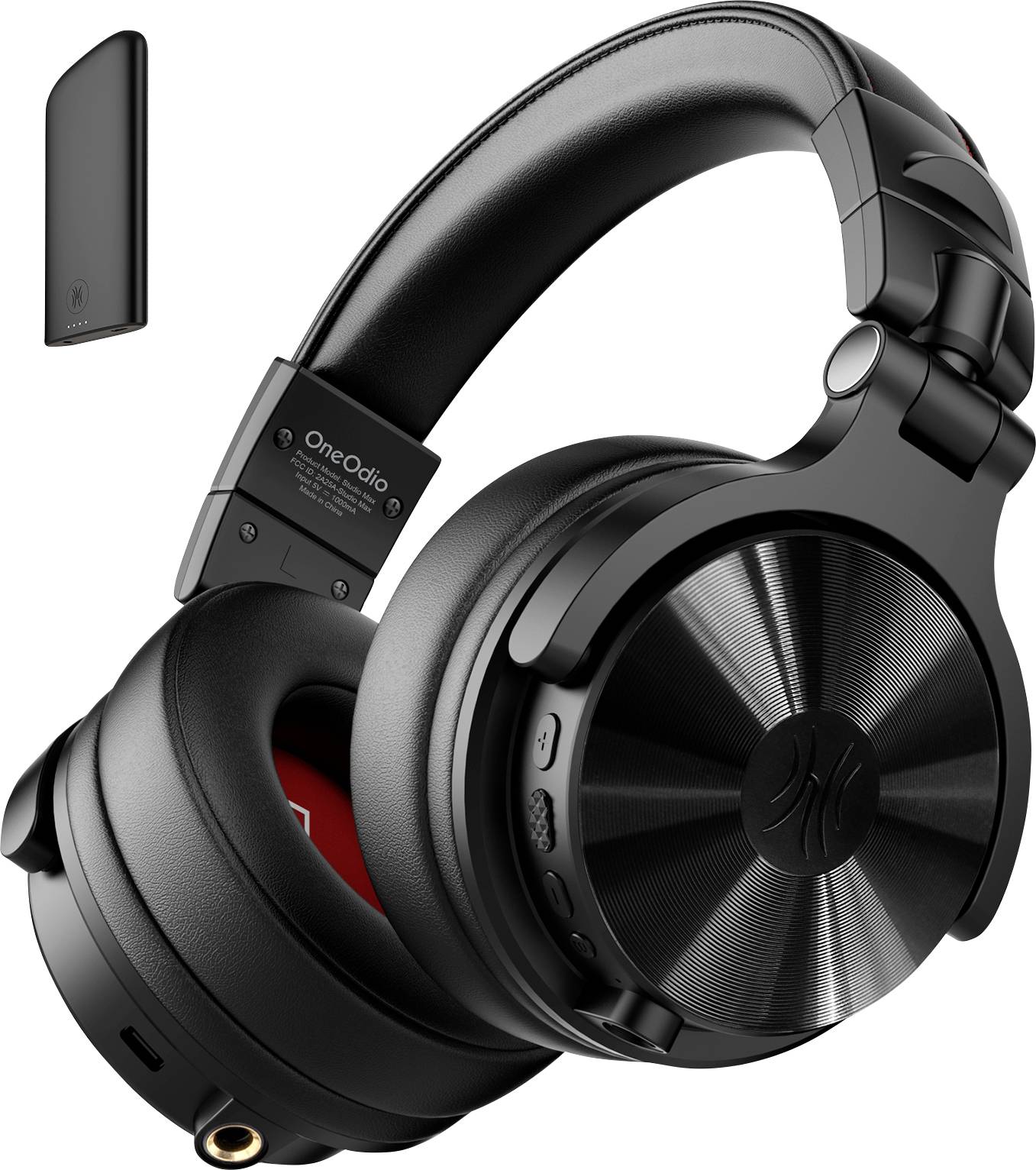 OneOdio Studio Max 1 Over Ear Kopfhörer Bluetooth®, kabelgebunden, Kabellos Schwarz High-Resolution