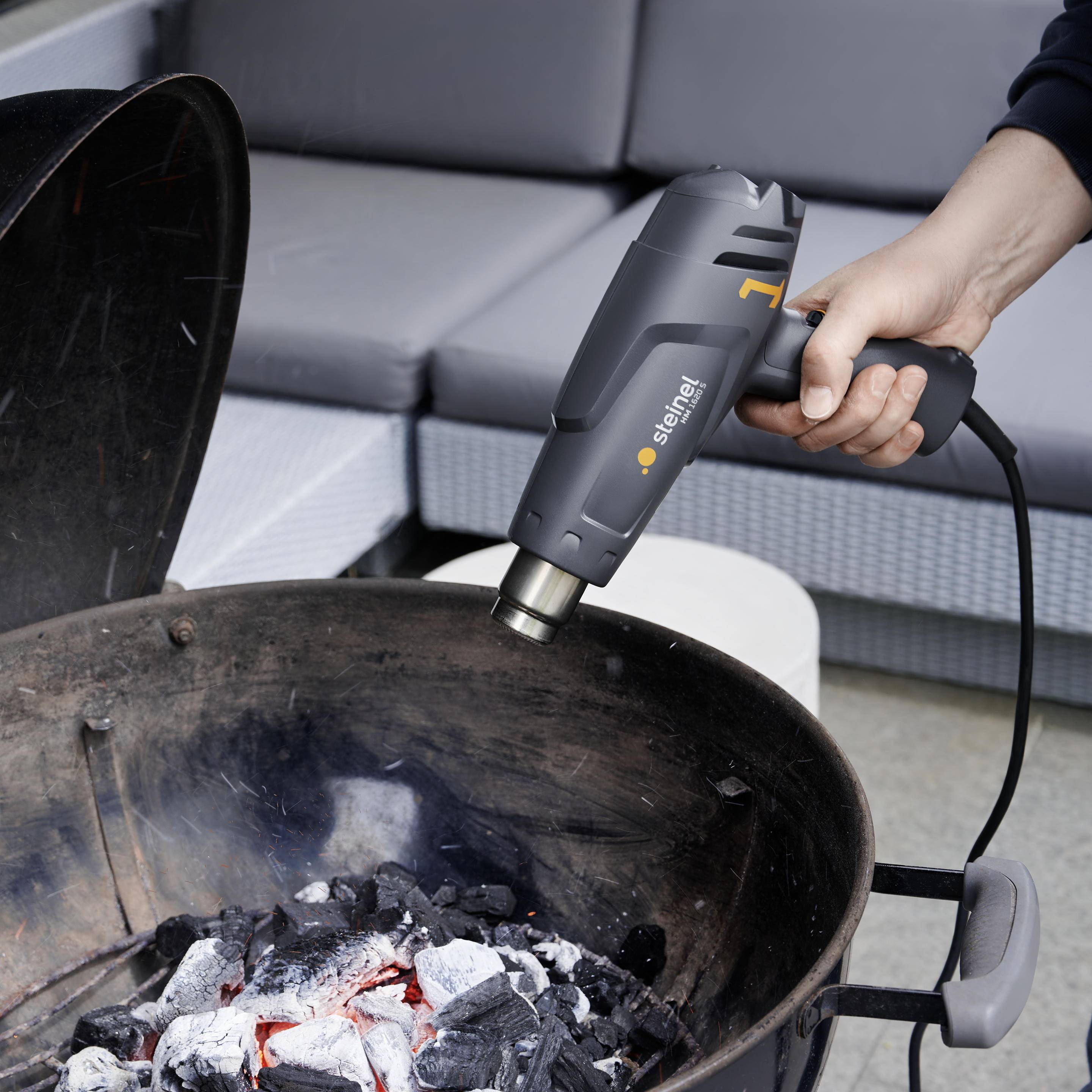 Steinel 092641 HM 1620 S SET Heißluftgebläse 1600W