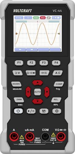 VOLTCRAFT VC-44 Hand-Multimeter und 1 Kanal Oszilloskop digital CAT III 1000 V Anzeige (Counts): 20
