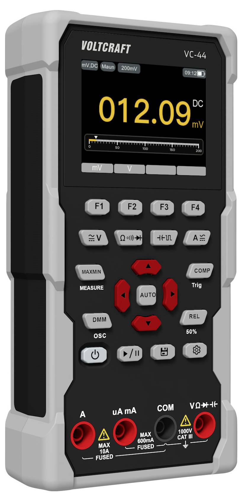 VOLTCRAFT VC-44 Hand-Multimeter kalibriert (ISO) digital CAT III 1000V Anzeige (Counts): 20000
