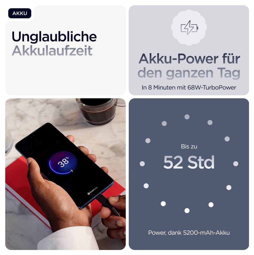 Das Bild zeigt ein rotes Smartphone mit den Worten „moto ai