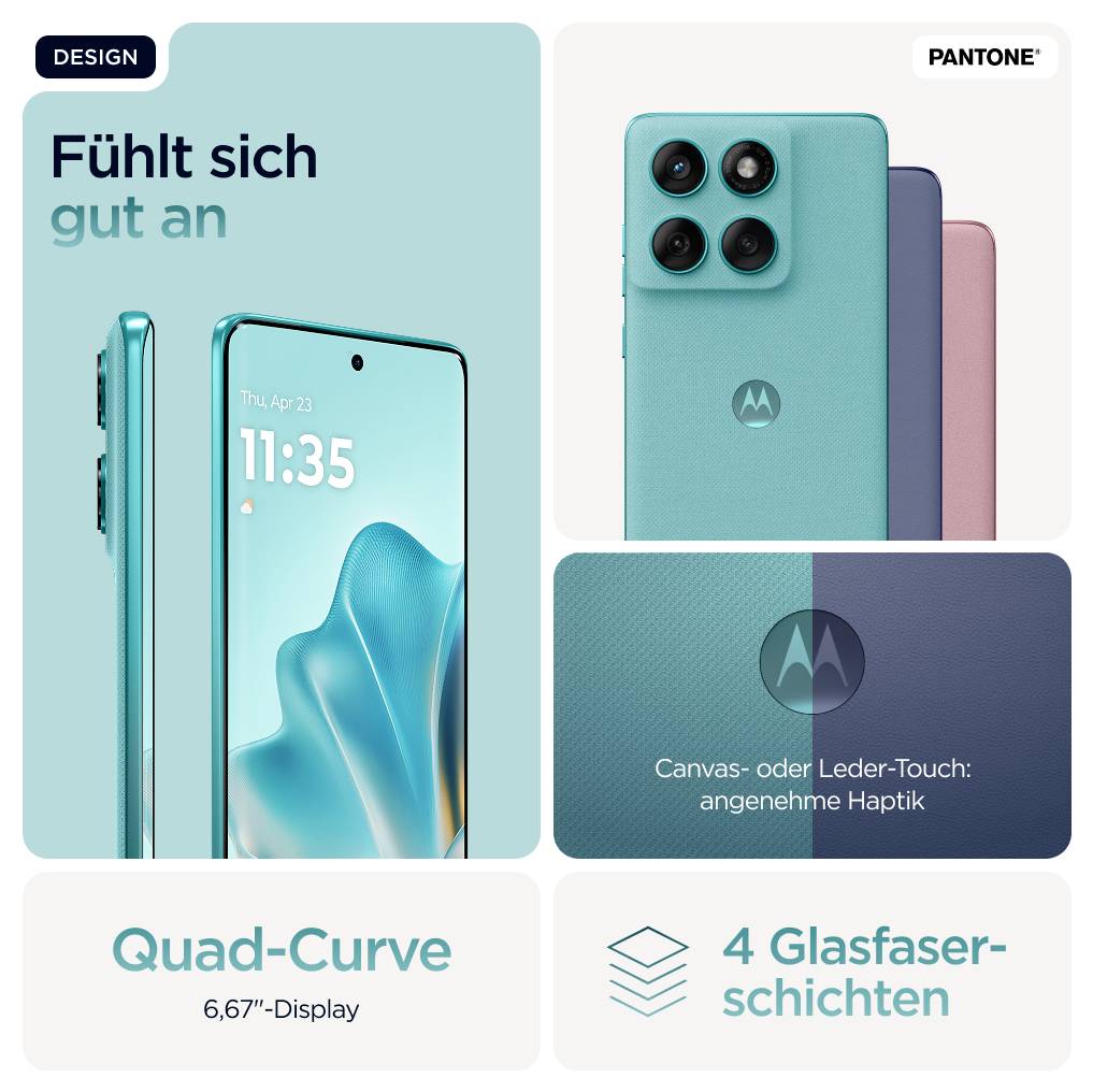 Smartphone mit Quad-Kurve und 6,67