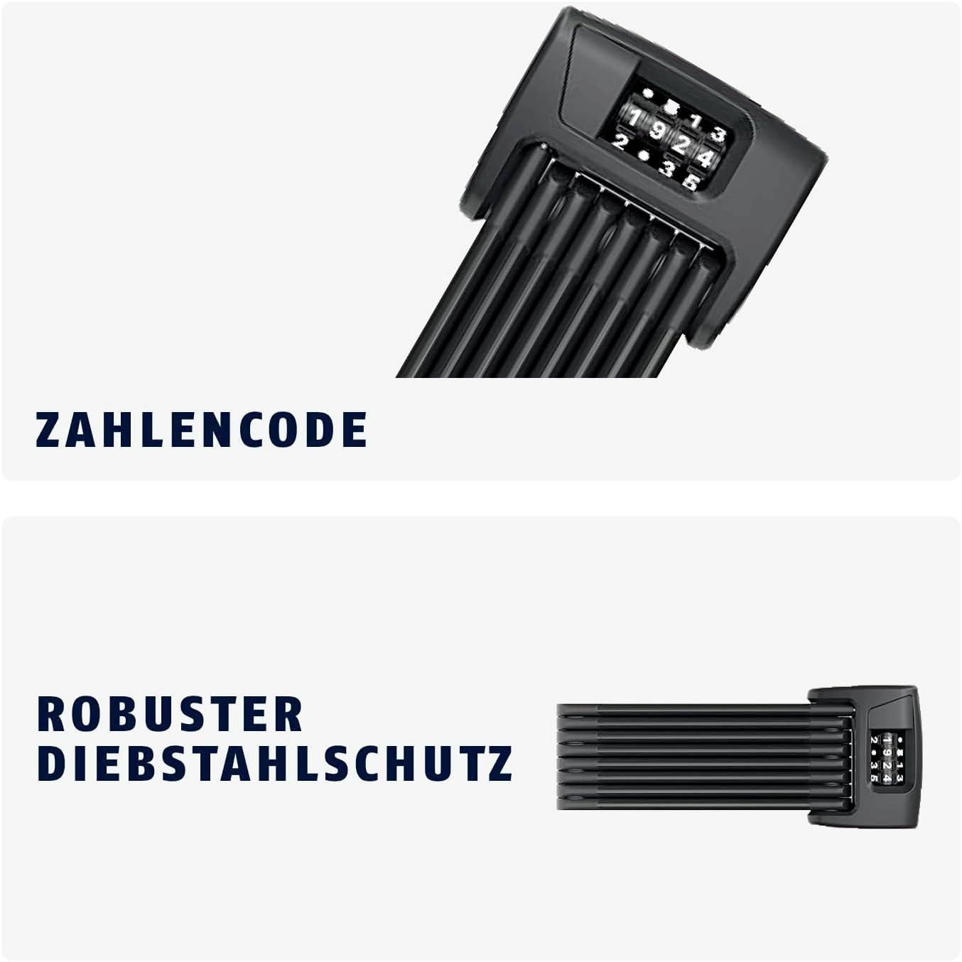 ABUS 6000C/120 Faltschloss Schwarz Zahlenschloss