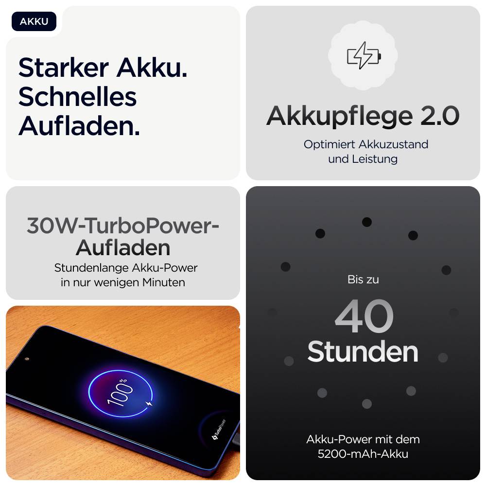 Motorola moto g56 5G 256GB Schwarz EEK B (A - G) 17.1cm (6.72 Zoll) Smartphone