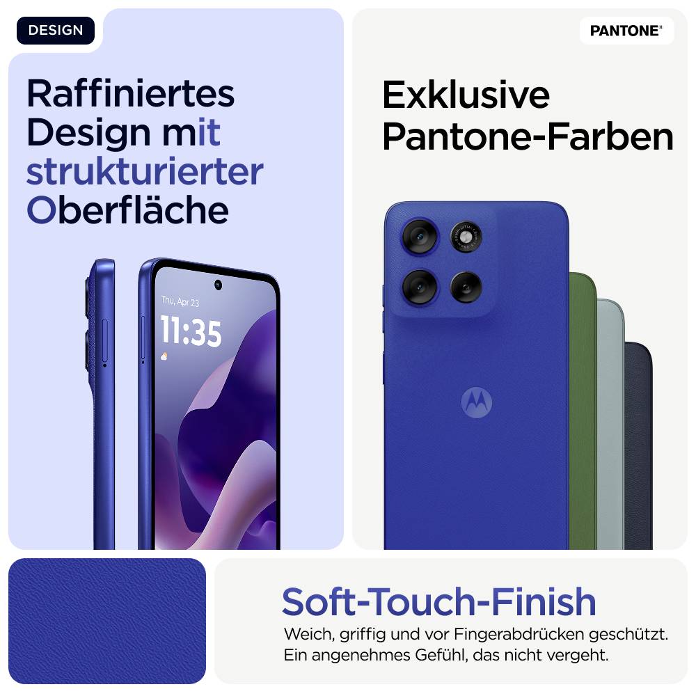 Motorola moto g56 5G 256GB Blau EEK B (A - G) 17.1cm (6.72 Zoll) Smartphone