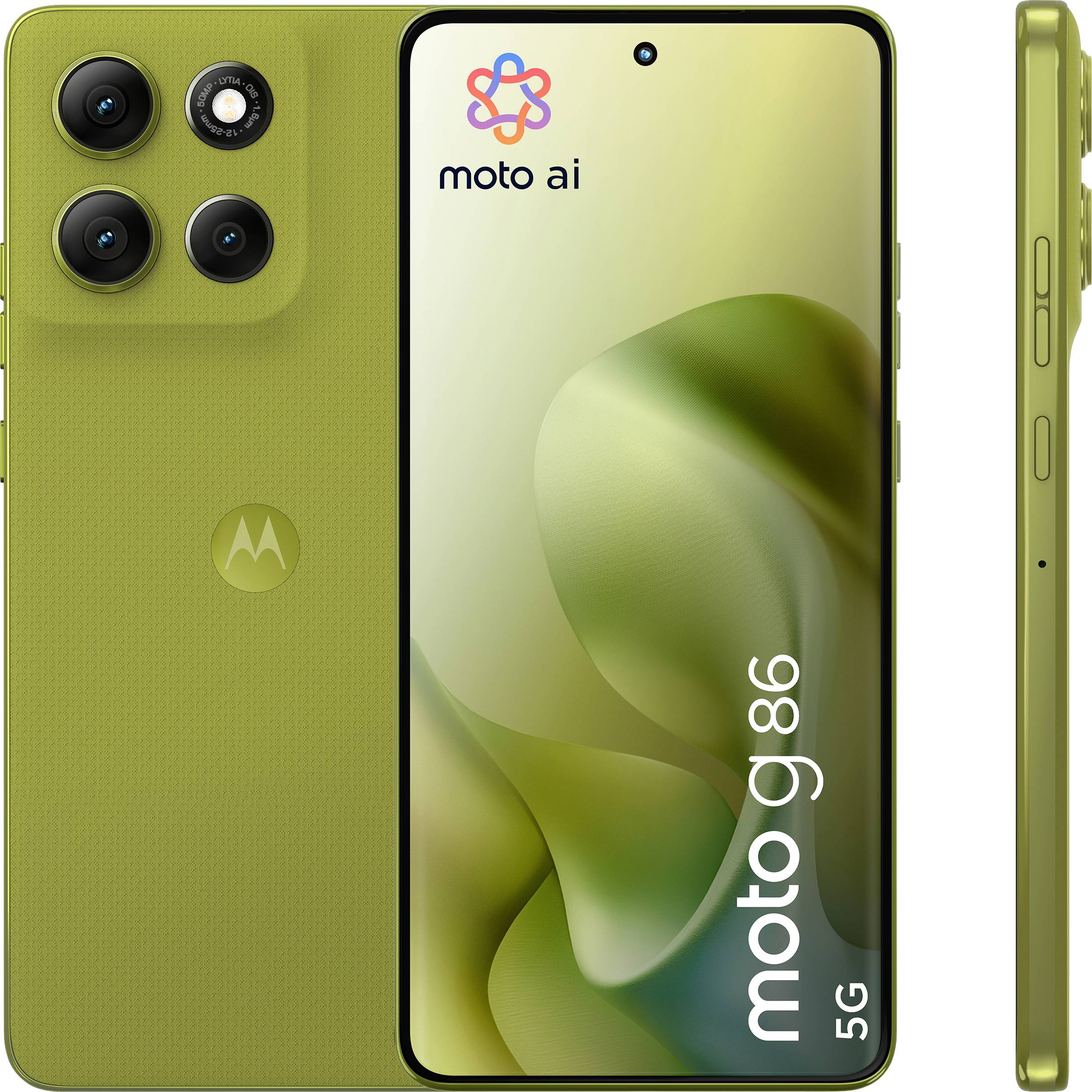 Motorola moto g86 5G 256GB Zypresse EEK A (A - G) 16.9cm (6.67 Zoll) Smartphone