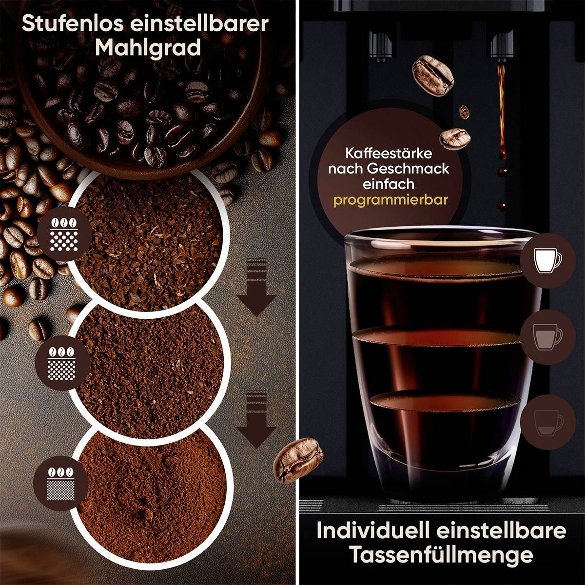 Profi Cook PC-KAV 1281 501281 Kaffeevollautomat Schwarz