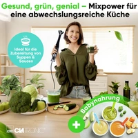 Clatronic SM 3824 Stabmixer 350W Schwarz Clatronic SM 3824 Stabmixer 350W Schwarz