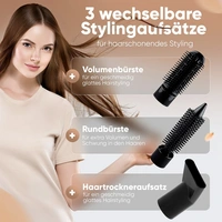 Clatronic HAS 3818 Warmluftbürste Schwarz, Kupfer Clatronic HAS 3818 Warmluftbürste Schwarz, Kupfer