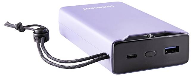 Intenso Power Bank F20000 purple Powerbank 20000 mAh Quick Charge 3.0, USB PD 3.0, PPS LiPo USB-C®, USB-A Violett Statusanzeige