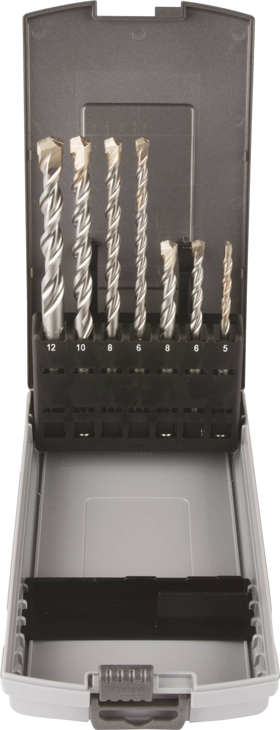 Makita B-49046 Stein-Spiralbohrer-Set 5 mm, 6 mm, 8 mm, 10 mm, 12mm SDS-Plus 1 Set