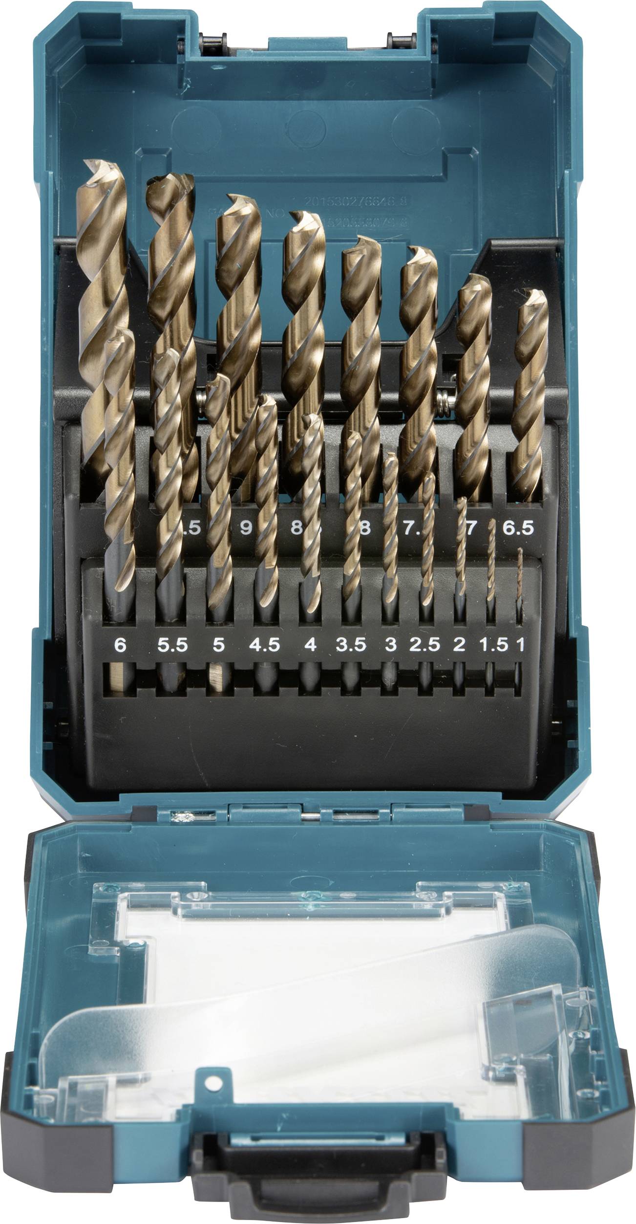 Makita D-67583 Metall-Spiralbohrer-Set 1 mm, 1.5 mm, 2 mm, 2.5 mm, 3 mm, 3.5 mm, 4 mm, 4.5 mm, 5 mm, 5.5 mm, 6 mm, 6.5 mm, 7 mm