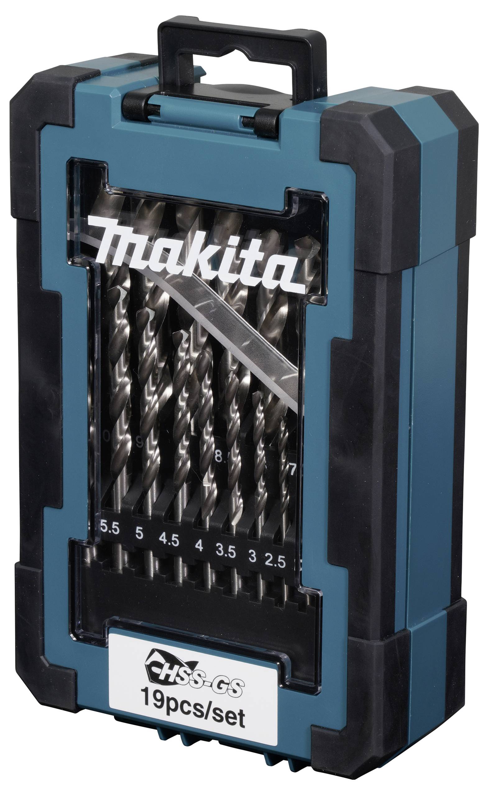 Makita D-78352 Metall-Spiralbohrer-Set 1 mm, 1.5 mm, 2 mm, 2.5 mm, 3 mm, 3.5 mm, 4 mm, 4.5 mm, 5 mm, 5.5 mm, 6 mm, 6.5 mm, 7 mm