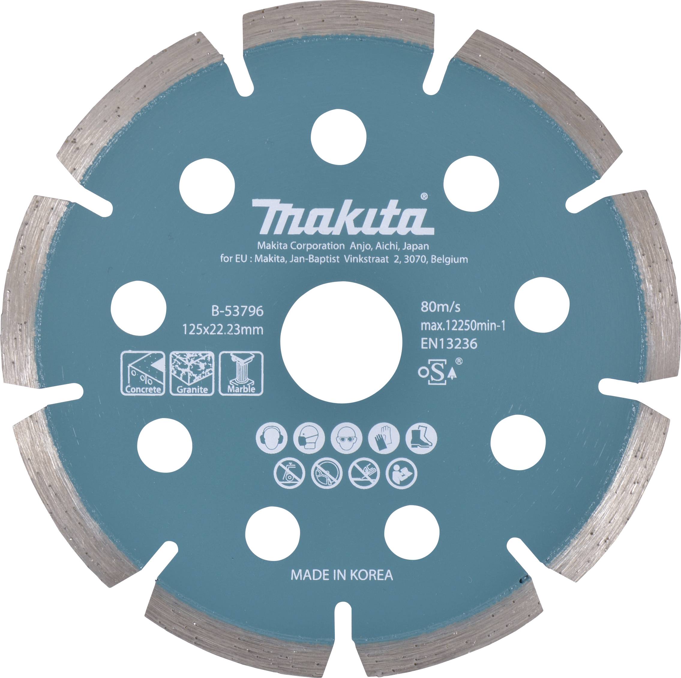 Makita B-53796 Diamantscheibe Durchmesser 125mm 1St.