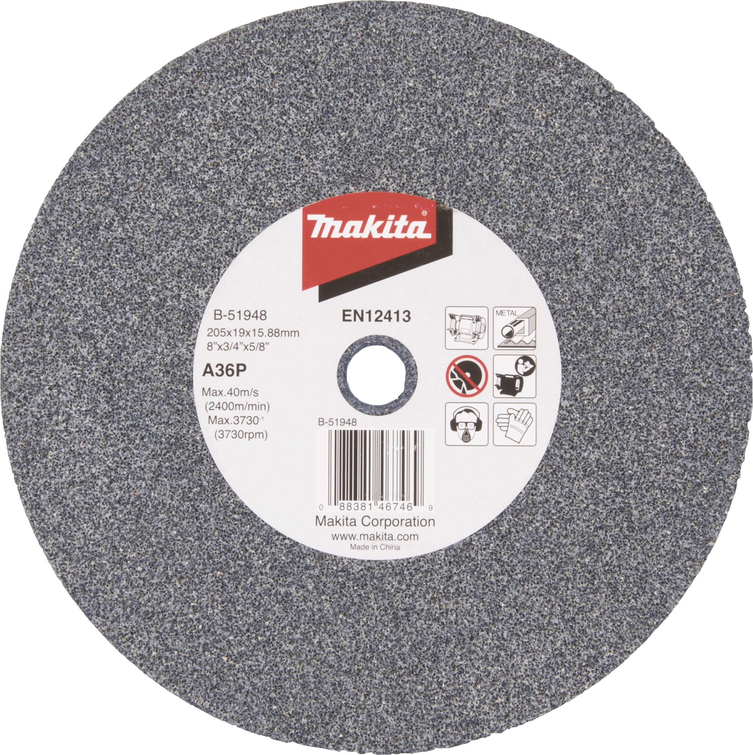 Makita B-51948 Schleifstein A36P 205x19x15,88 B-51948 Durchmesser 205mm 1St.