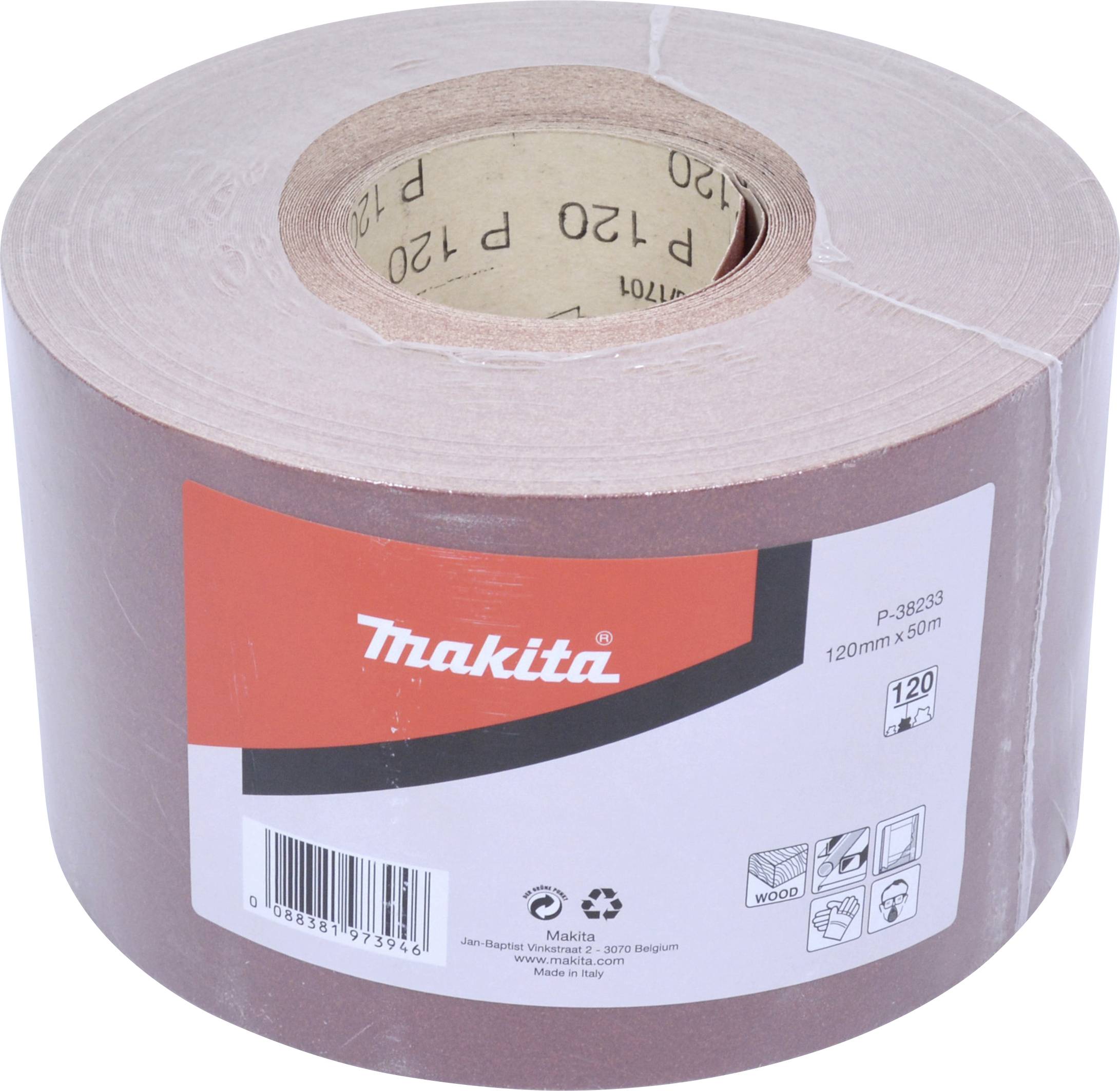 Makita P-38233 Schleifpapierrolle Körnung (num) 120 (L x B) 50m x 120mm 1St.