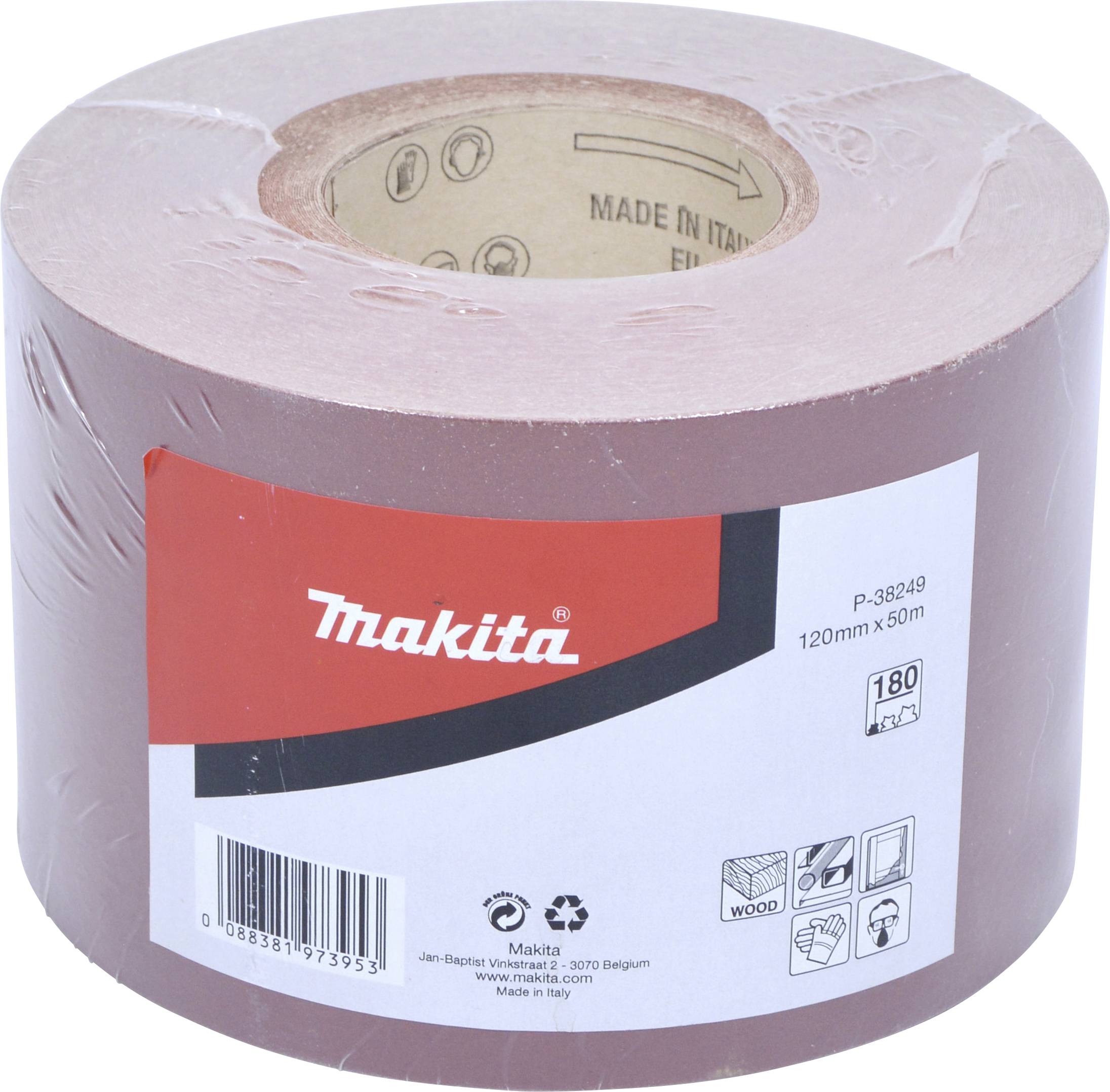 Makita P-38249 Schleifpapierrolle Körnung (num) 180 (L x B) 50m x 120mm 1St.