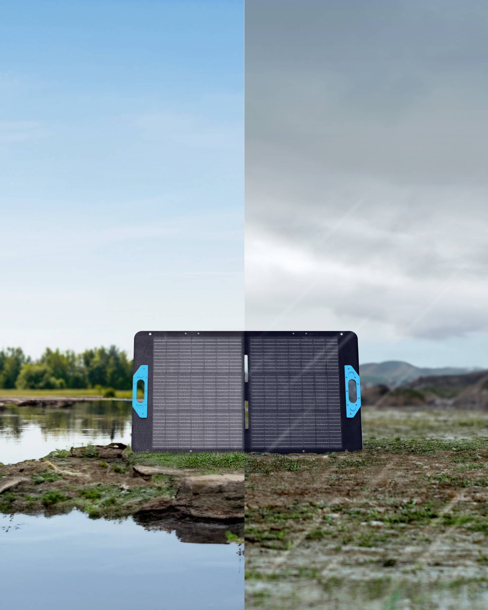 Anker SOLIX 100W Solarpanel Schwarz Outdoor