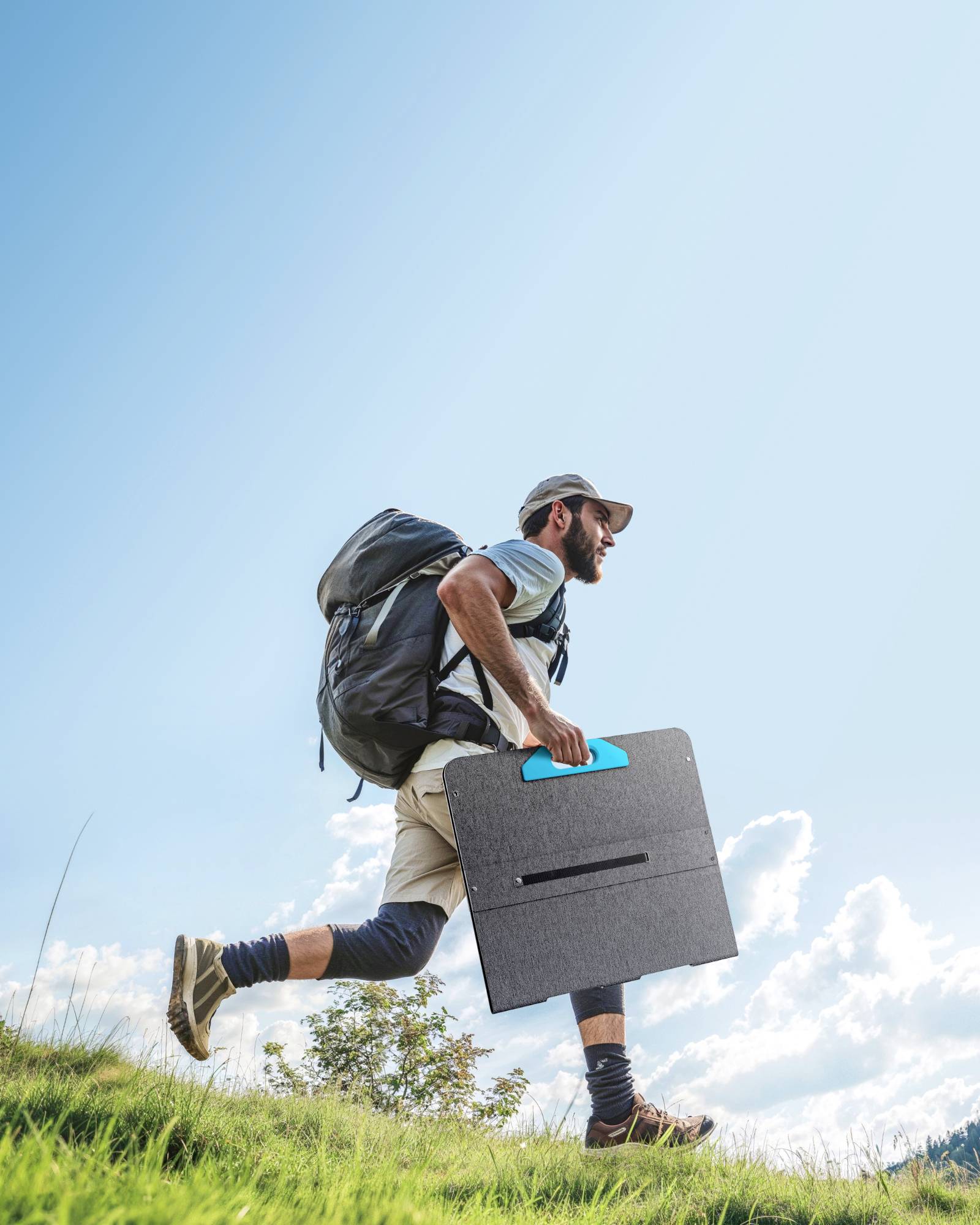 Anker SOLIX 100W Solarpanel Schwarz Outdoor