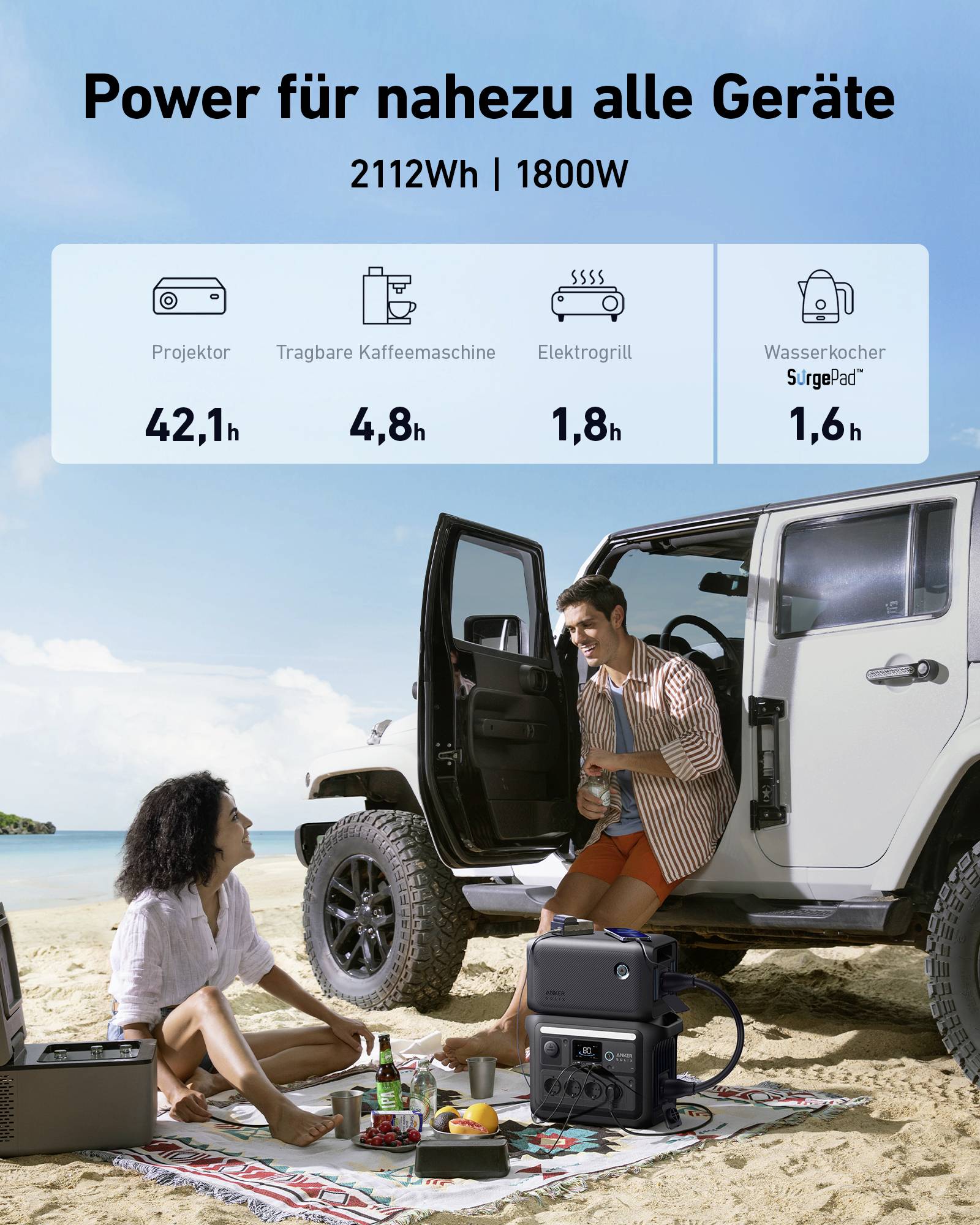 Anker SOLIX BP1000 Ersatzakku 330000 mAh Lithiumeisenphosphat