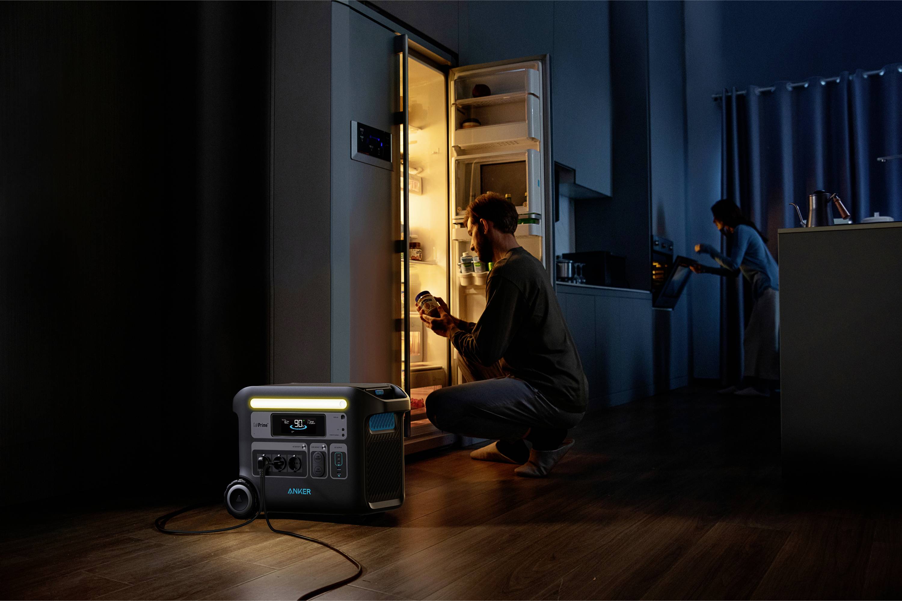 Anker SOLIX F2000 Powerstation Lithiumeisenphosphat LED Taschenlampe, Outdoor