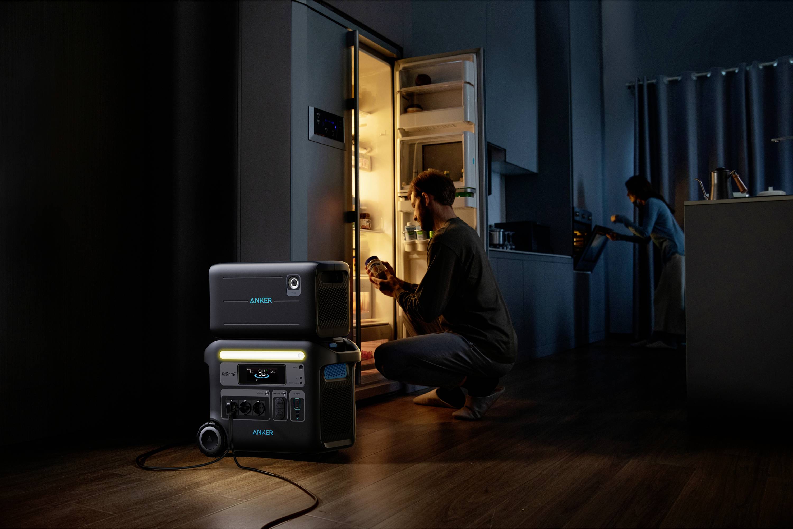 Anker SOLIX F2000 Powerstation Lithiumeisenphosphat LED Taschenlampe, Outdoor